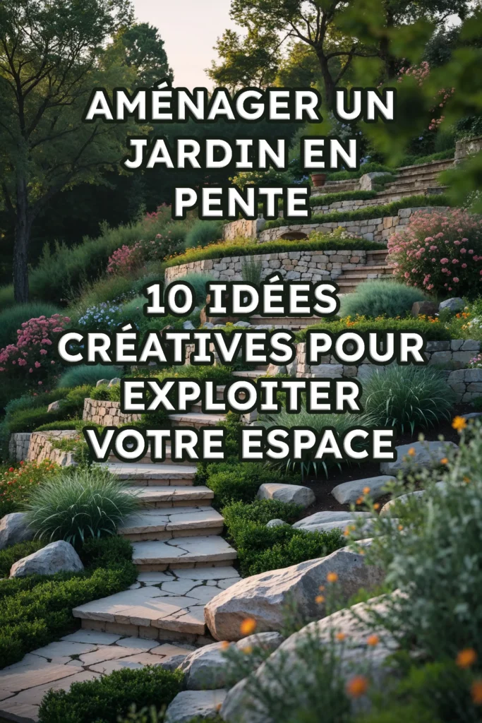 Aménager-un-jardin-en-pente