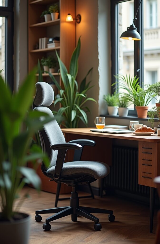 Chaise ergonomique pour une posture confortable au bureau