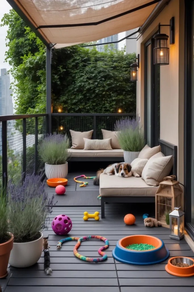 10 Idées Déco pour un Balcon Chic et Sécurisé pour Votre Chien