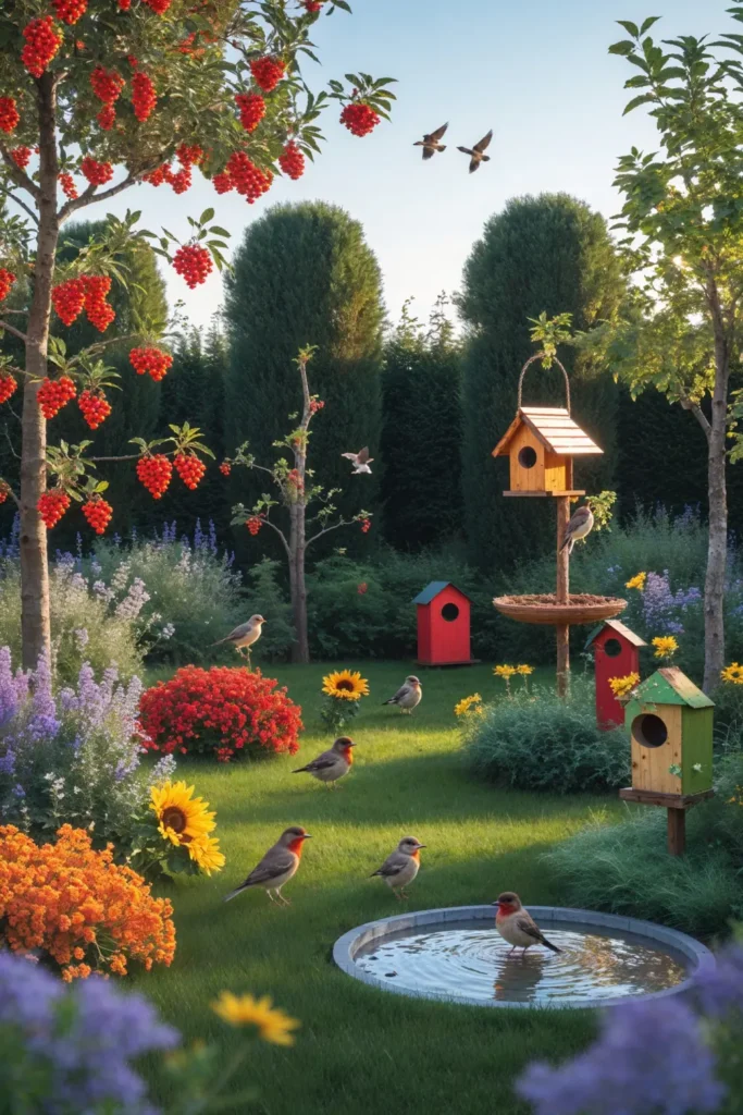 Attirer les Oiseaux dans son Jardin : Conseils Déco et Naturels pour un Espace Accueillant