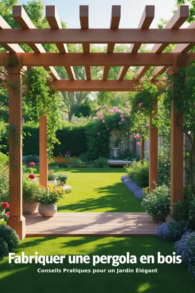 Fabriquer une Pergola en Bois Conseils Pratiques pour un Jardin Élégant